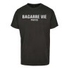 Tee Shirt Noir Bagarre Vie Paris