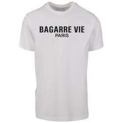 Tee Shirt Bagarre Vie Paris Blanc